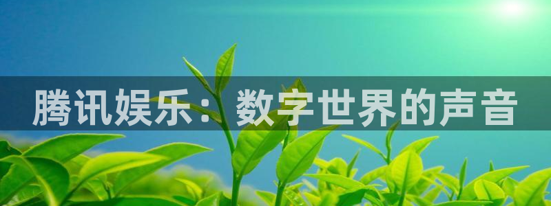 焦点娱乐app下载：腾讯娱乐：数字世界的声音